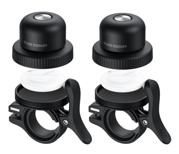 Silver Monkey TAG iOS Bicycle Bell 2 szt. - 1332972 - zdjęcie